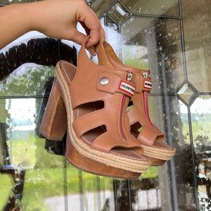Leather Hunter Morant Wooden Heels